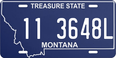 MT license plate 113648L