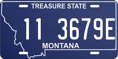 MT license plate 113679E