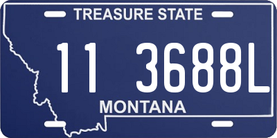MT license plate 113688L