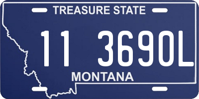 MT license plate 113690L