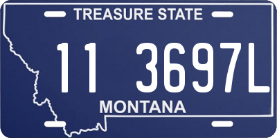 MT license plate 113697L