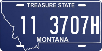MT license plate 113707H