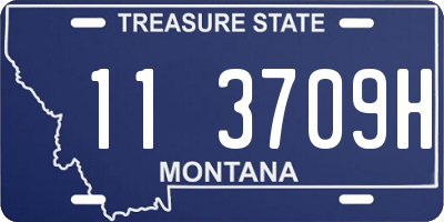 MT license plate 113709H