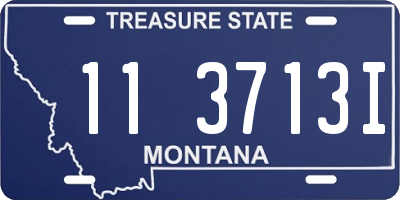 MT license plate 113713I