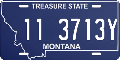 MT license plate 113713Y