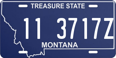 MT license plate 113717Z