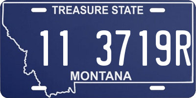MT license plate 113719R