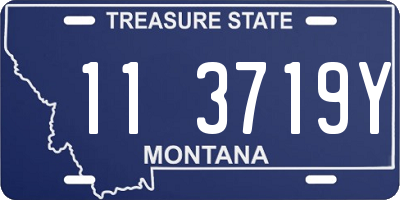 MT license plate 113719Y