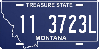 MT license plate 113723L