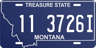 MT license plate 113726I