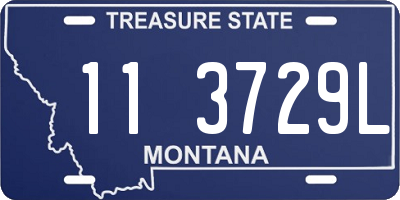 MT license plate 113729L