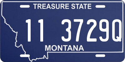 MT license plate 113729Q