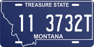 MT license plate 113732T