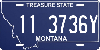 MT license plate 113736Y