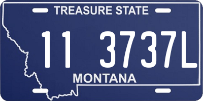 MT license plate 113737L