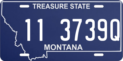 MT license plate 113739Q
