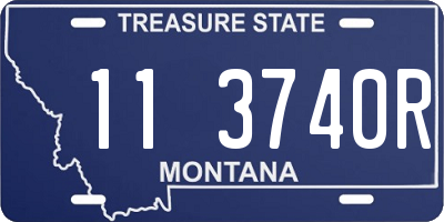 MT license plate 113740R