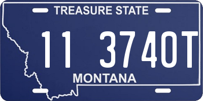 MT license plate 113740T