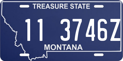 MT license plate 113746Z