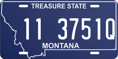 MT license plate 113751Q