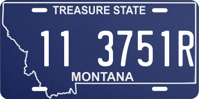 MT license plate 113751R