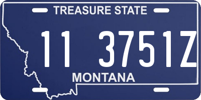 MT license plate 113751Z