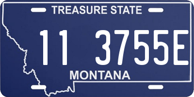 MT license plate 113755E