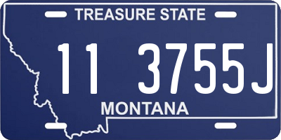 MT license plate 113755J