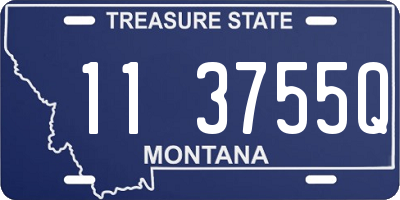 MT license plate 113755Q