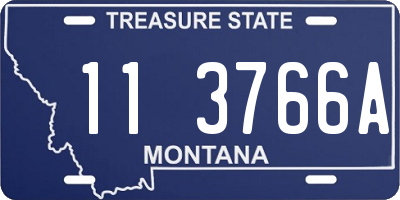 MT license plate 113766A