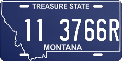 MT license plate 113766R