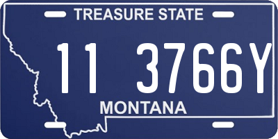 MT license plate 113766Y
