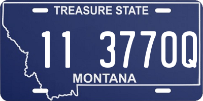 MT license plate 113770Q