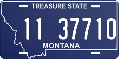 MT license plate 113771O