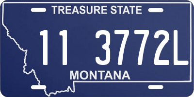 MT license plate 113772L