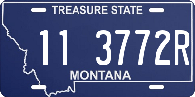 MT license plate 113772R
