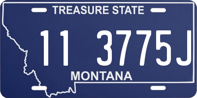 MT license plate 113775J