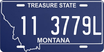 MT license plate 113779L