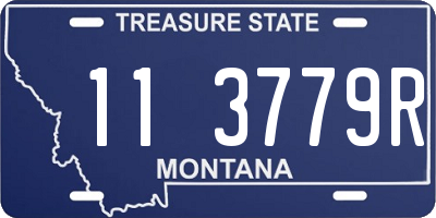 MT license plate 113779R