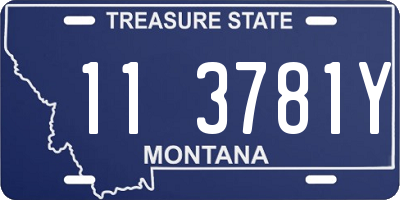 MT license plate 113781Y