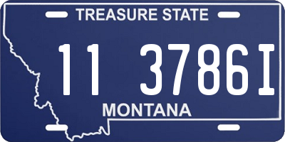 MT license plate 113786I