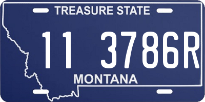 MT license plate 113786R