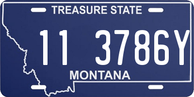 MT license plate 113786Y