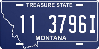 MT license plate 113796I