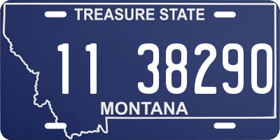 MT license plate 113829O