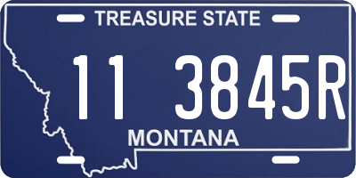 MT license plate 113845R