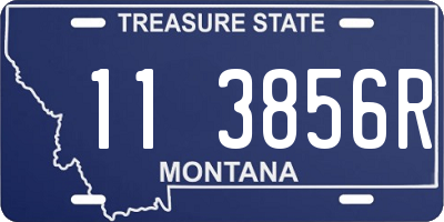 MT license plate 113856R