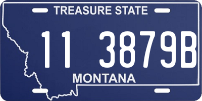 MT license plate 113879B