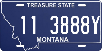MT license plate 113888Y