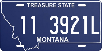 MT license plate 113921L